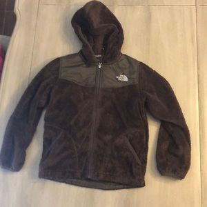 Girls Brown North Face Jacket